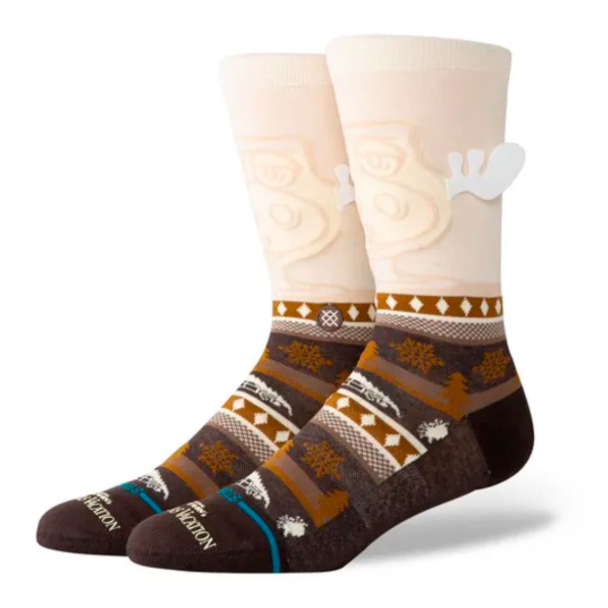 STANCE - Stance Sock Have Some Eggnog Crew Dark Brown