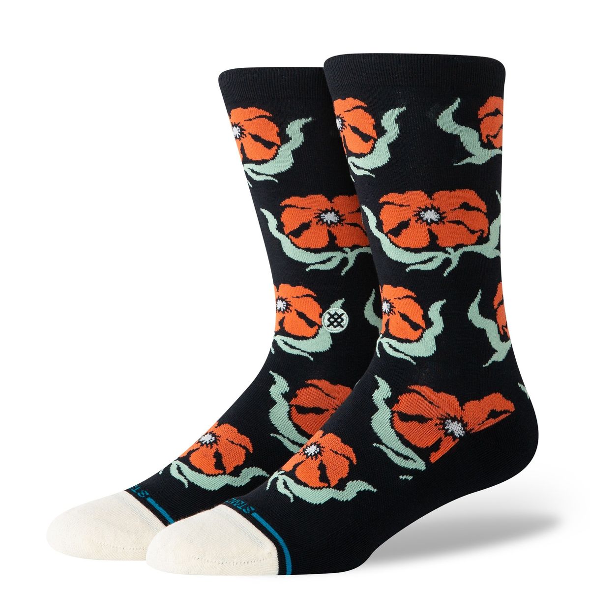 STANCE - Stance Sock Men Broadcast Floral Crew Black
