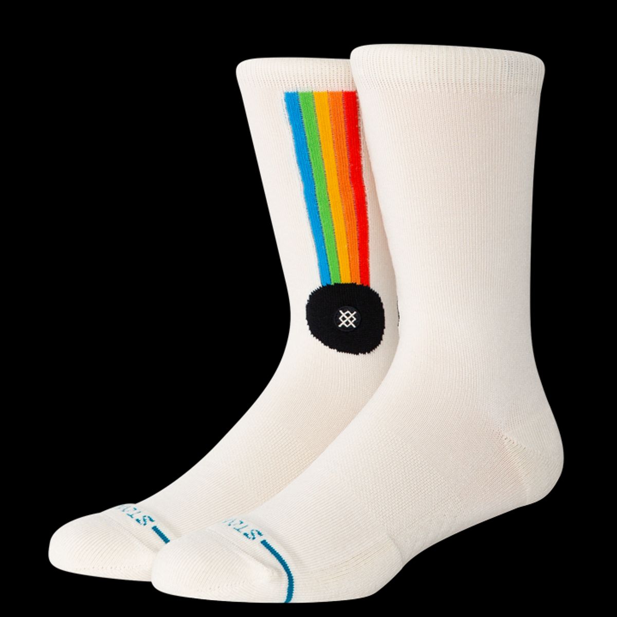 STANCE - Stance Sock Polaroid Aperture White
