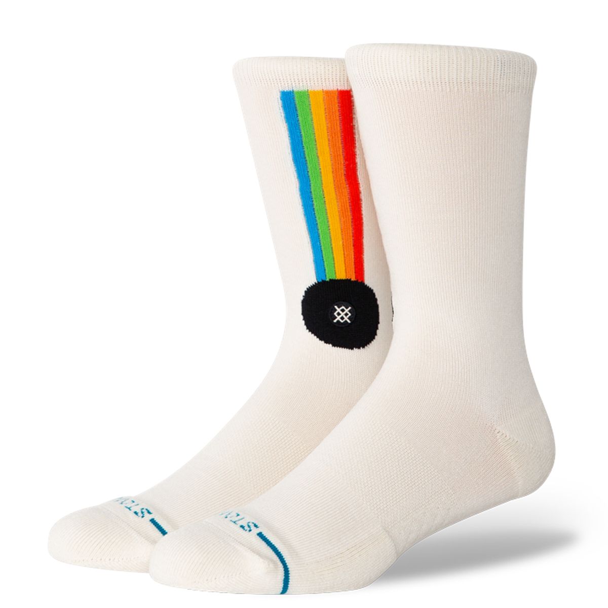 STANCE - Stance Sock Polaroid Aperture White