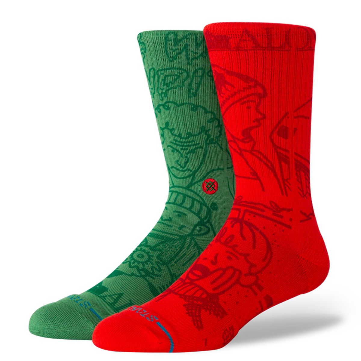 STANCE - Stance Sock Home Alone Green Red