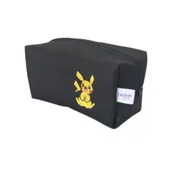 GENERICO - Estuche Bordado Pikachu negro