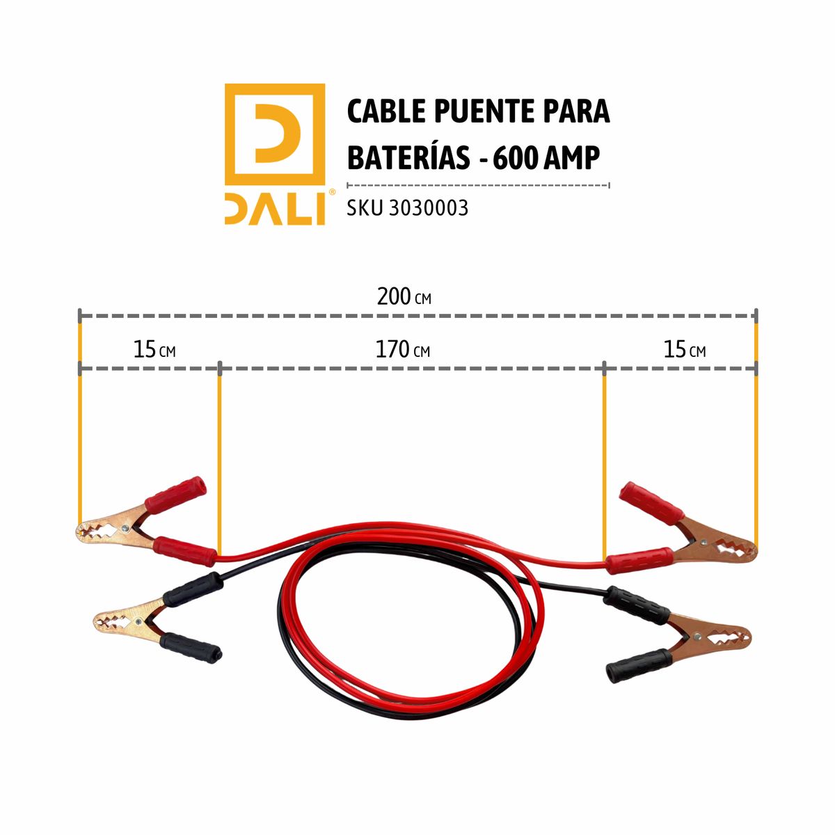 DALI - CABLE PUENTE 600 AMP