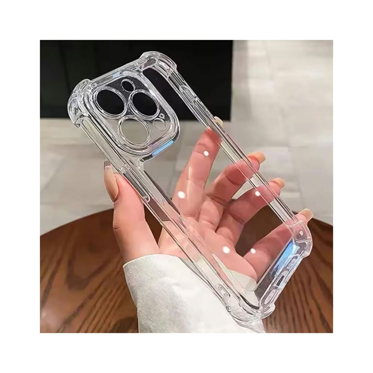 GENERICO - Funda Genérica iPhone 14 Pro Transparente