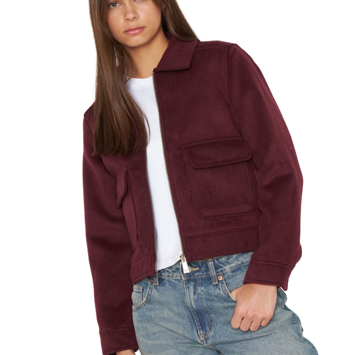 JACINTA TIENDA - Chaqueta Jude burdeo Jacinta Tienda