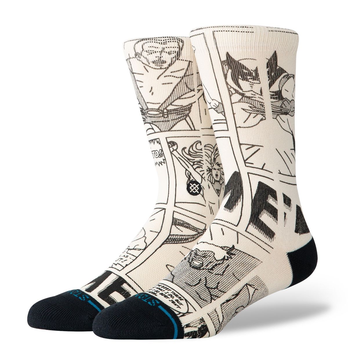 STANCE - Stance Sock Men Good vs  Bad Crew Black White