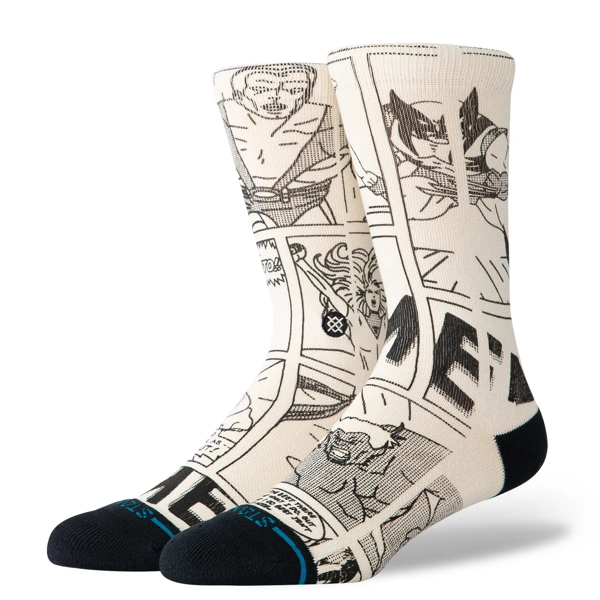 STANCE - Stance Sock Men Good vs  Bad Crew Black White