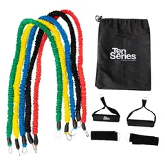 TEN SERIES - Set Banda Resistencia 11 Pzas