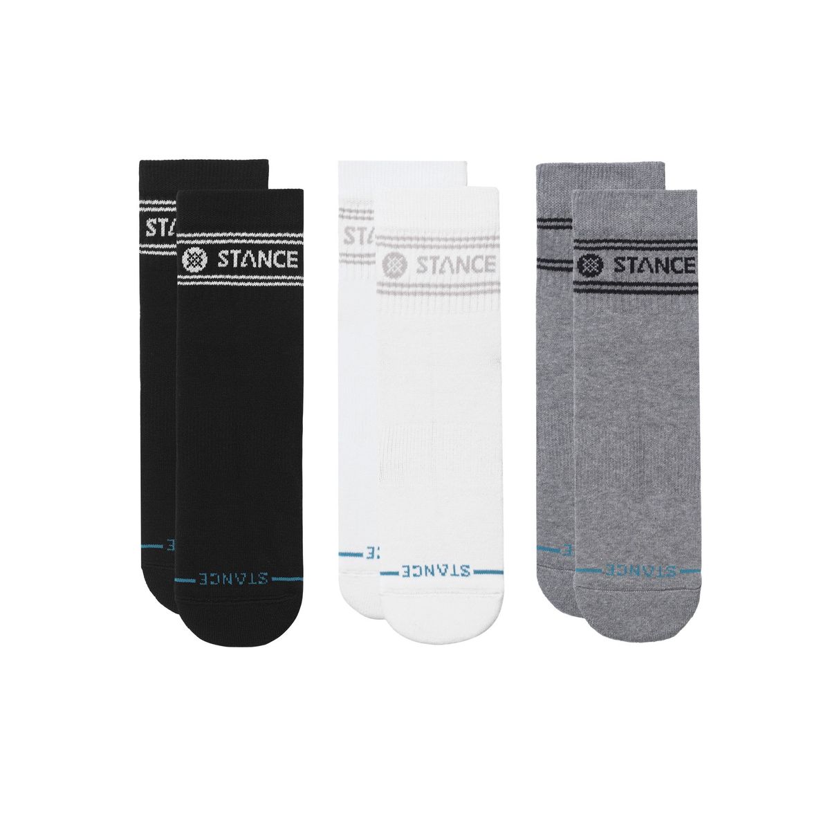 STANCE - Stance Sock 3 Pack Quarter Vital Multi