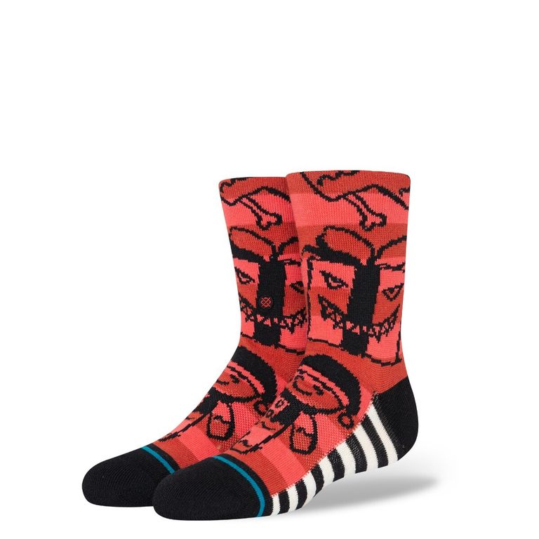 Sock Kids Merry Menace Red Rojo L