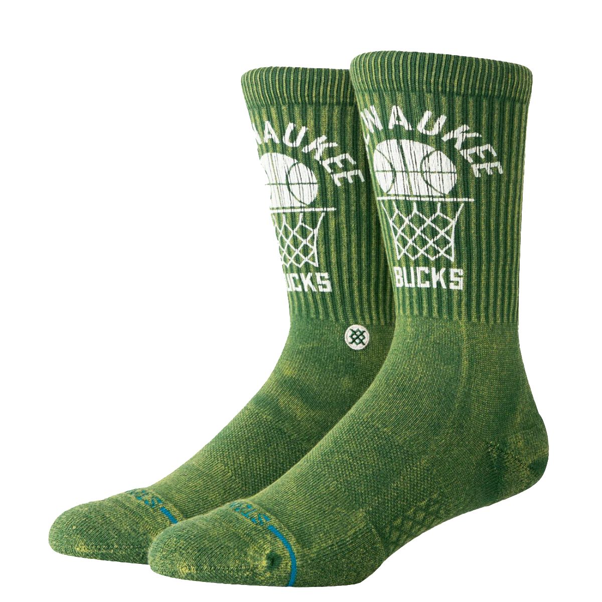STANCE - Stance Sock Men Vintage Milwaukee Bucks Green