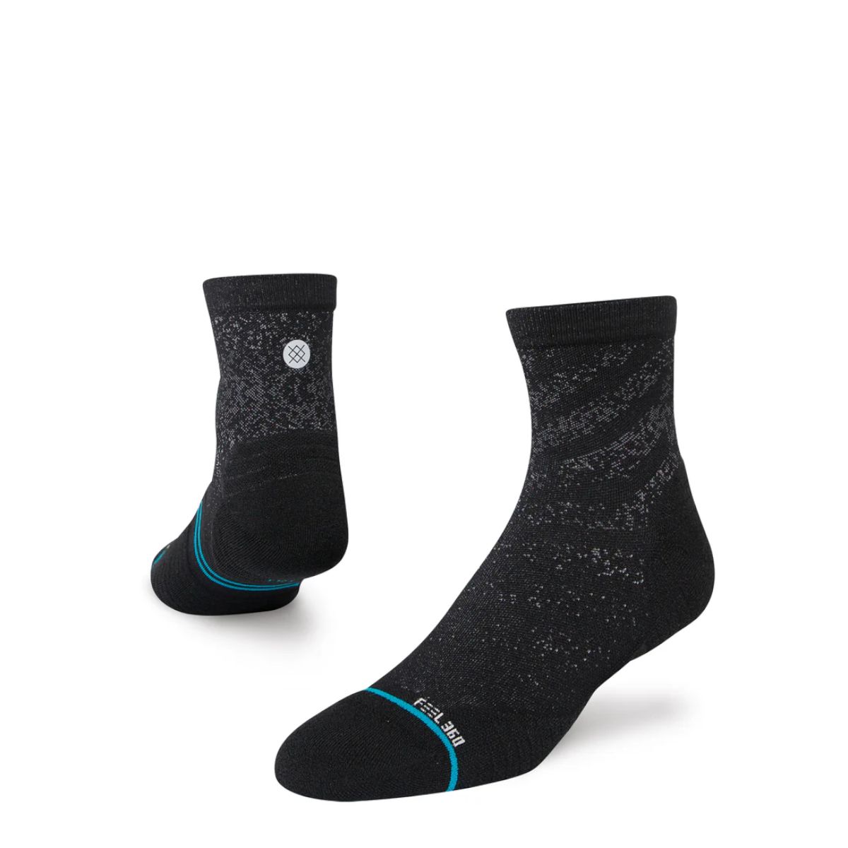 STANCE - Stance Sock Run Light Quarter Black