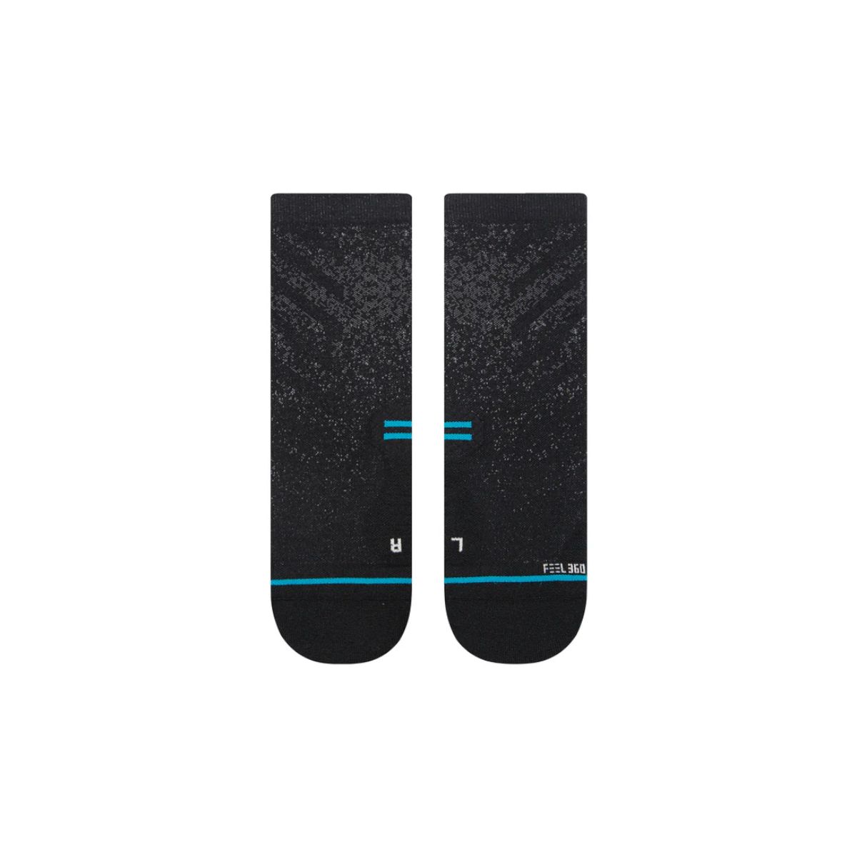 STANCE - Stance Sock Run Light Quarter Black
