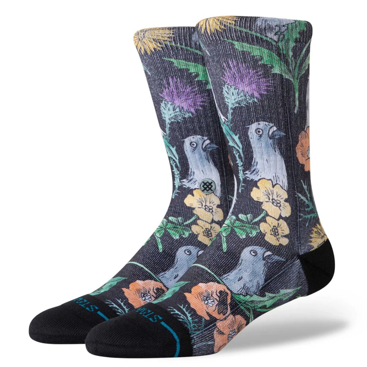 STANCE - Stance Sock Just Flocked Black