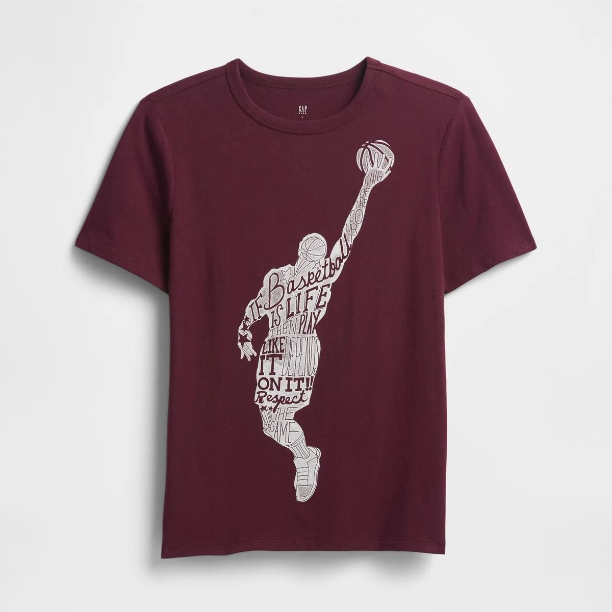 GAP - Polera Niño Manga Corta Rojo Gap