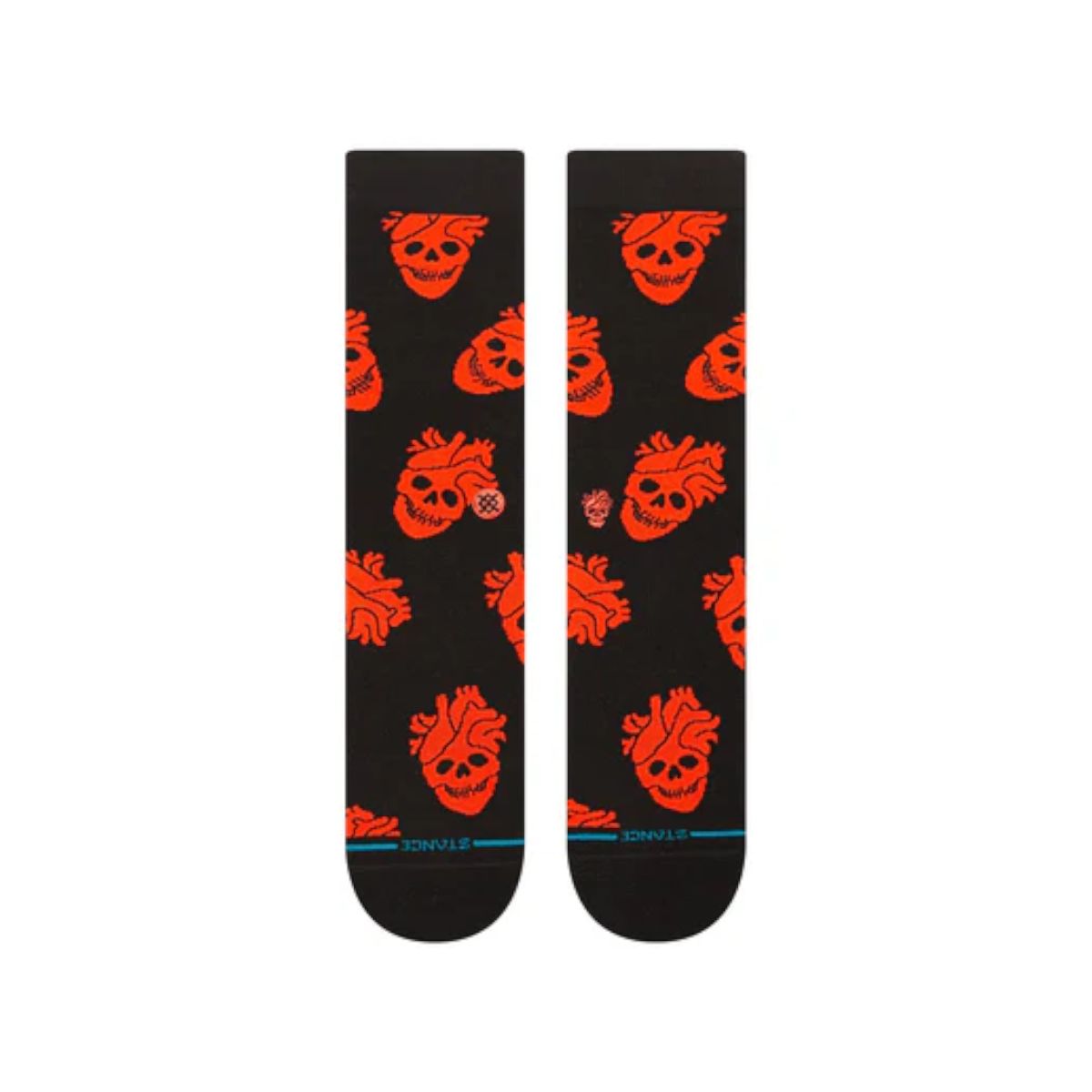 STANCE - Stance Sock Fallin In Skull Crew Black