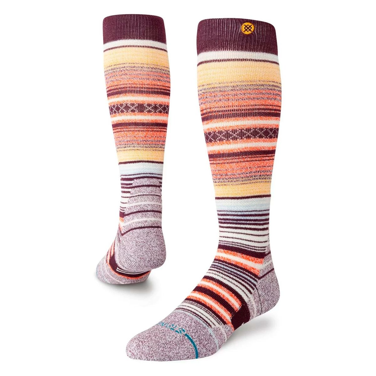 STANCE - Stance Sock Snowboard Curren Over The Calf Wine