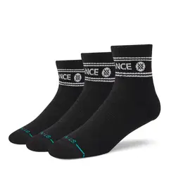 STANCE - Sock 3 Pack Quarter Vital Black