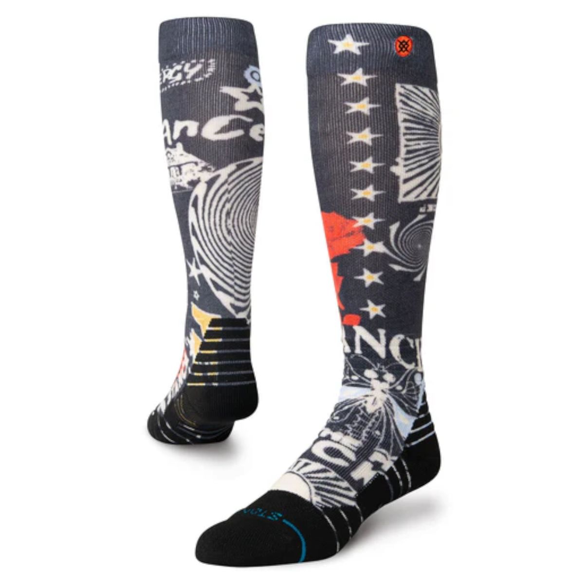 STANCE - Stance Sock Snowboard Brand Love Mid Poly Black
