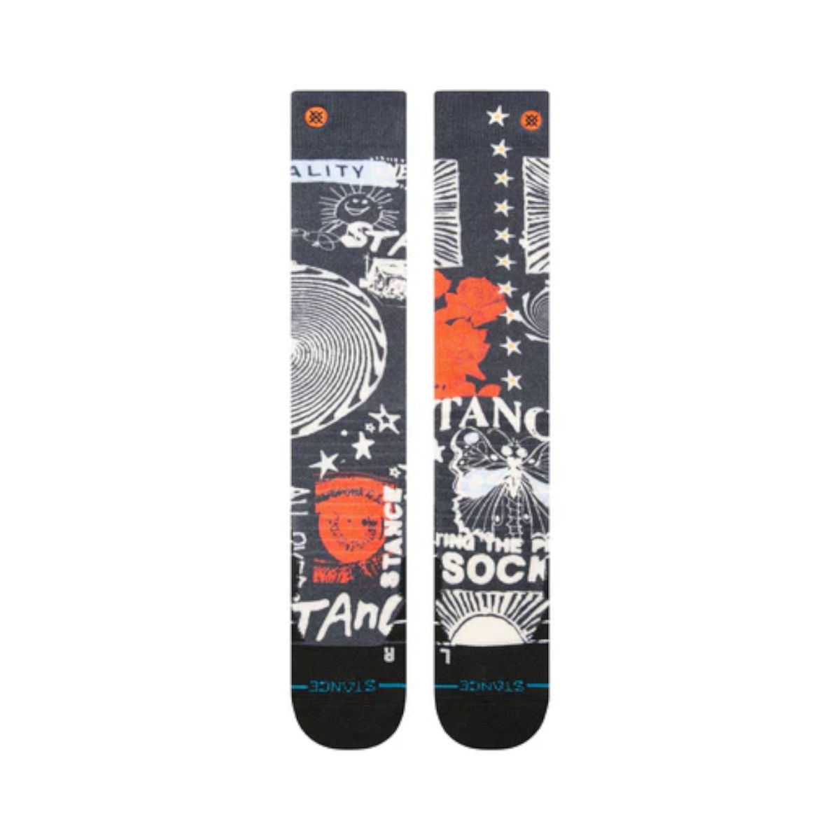 STANCE - Stance Sock Snowboard Brand Love Mid Poly Black