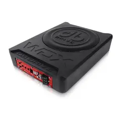 DB DRIVE - Subwoofer Plano Amplificado auto Wdx-as10 900w Control Color Negro