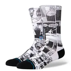 STANCE - Sock Men The Sleeve Crew Black White