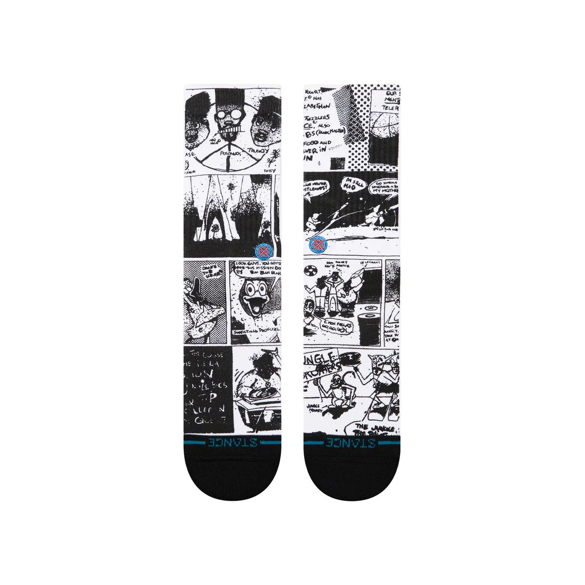 STANCE - Stance Sock Men The Sleeve Crew Black White