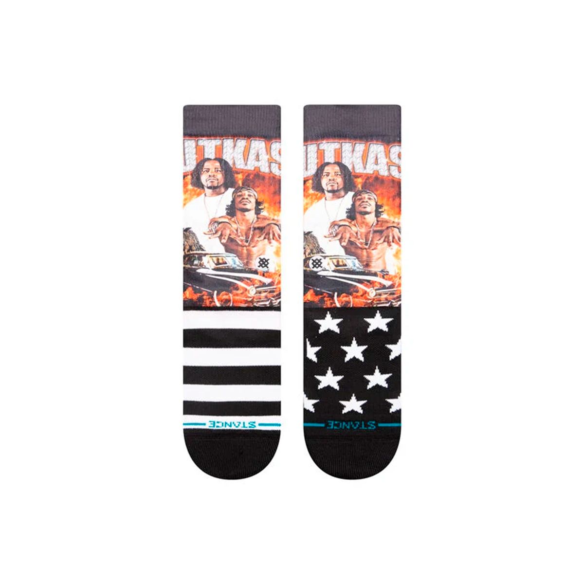STANCE - Stance Sock Outkast Stankonia Crew Black