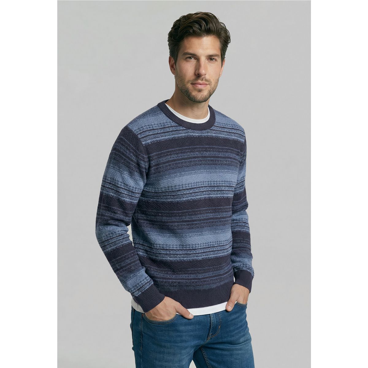 FEROUCH - Sweater Cleveland Navy Ferouch