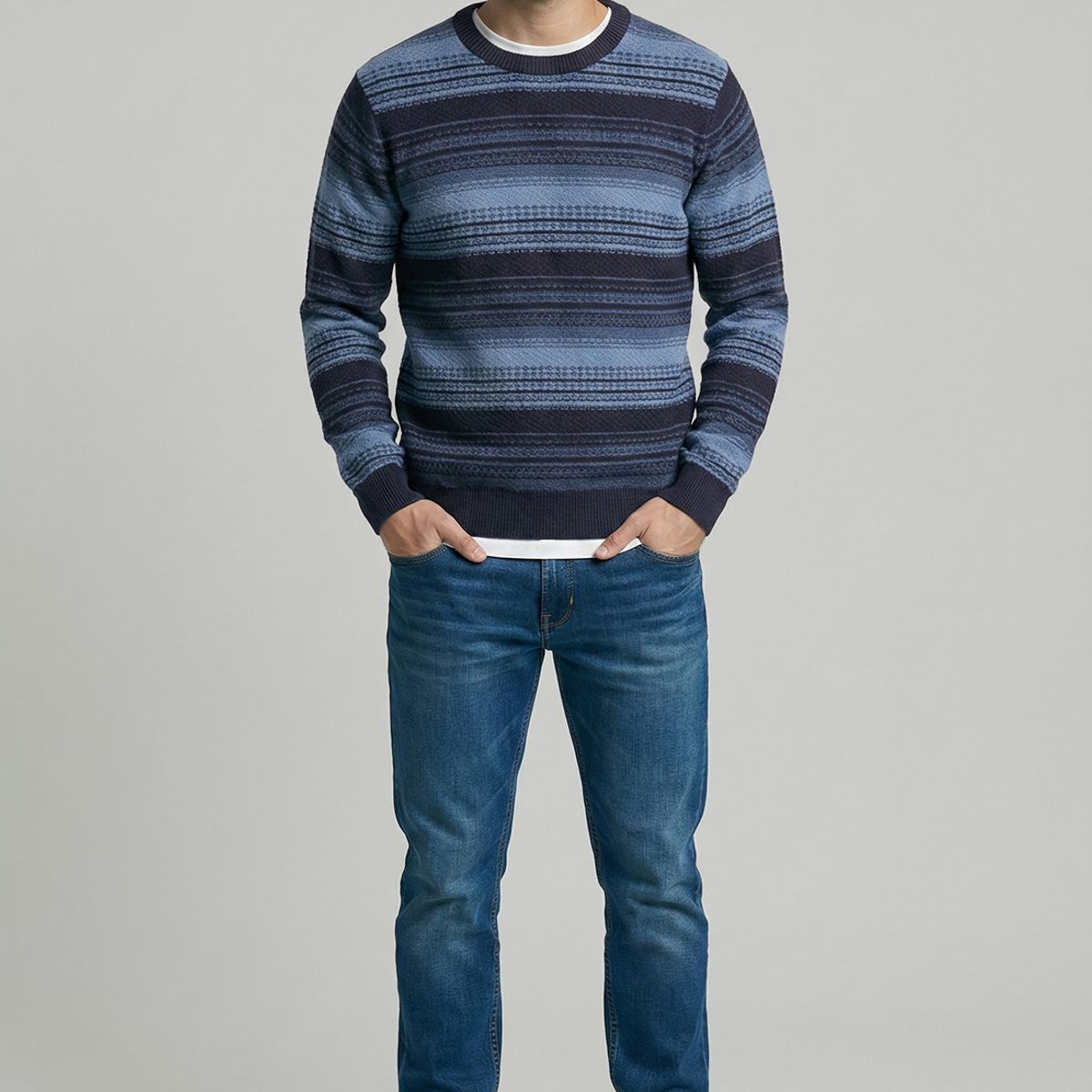 FEROUCH - Sweater Cleveland Navy Ferouch