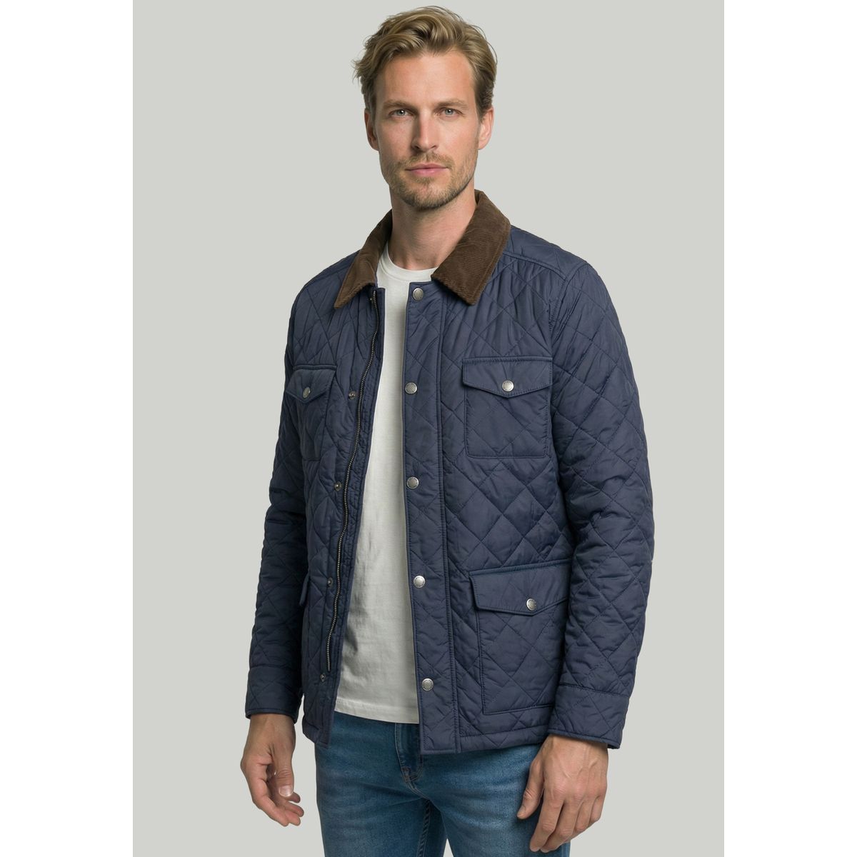 NEW MAN - Chaqueta Leiden Navy New Man