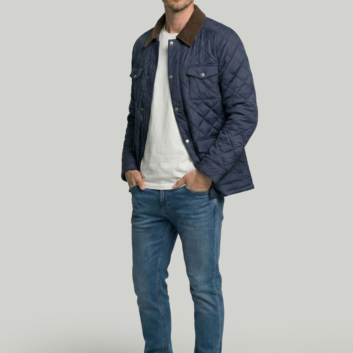 NEW MAN - Chaqueta Leiden Navy New Man
