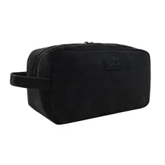 HEAD - Neceser Retro Tipo Cuero Suede Negro