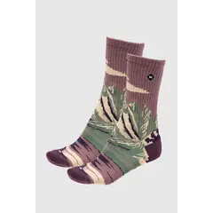 WILD LAMA - Calcetín Urbano Parque Orgánico Rosa Viejo