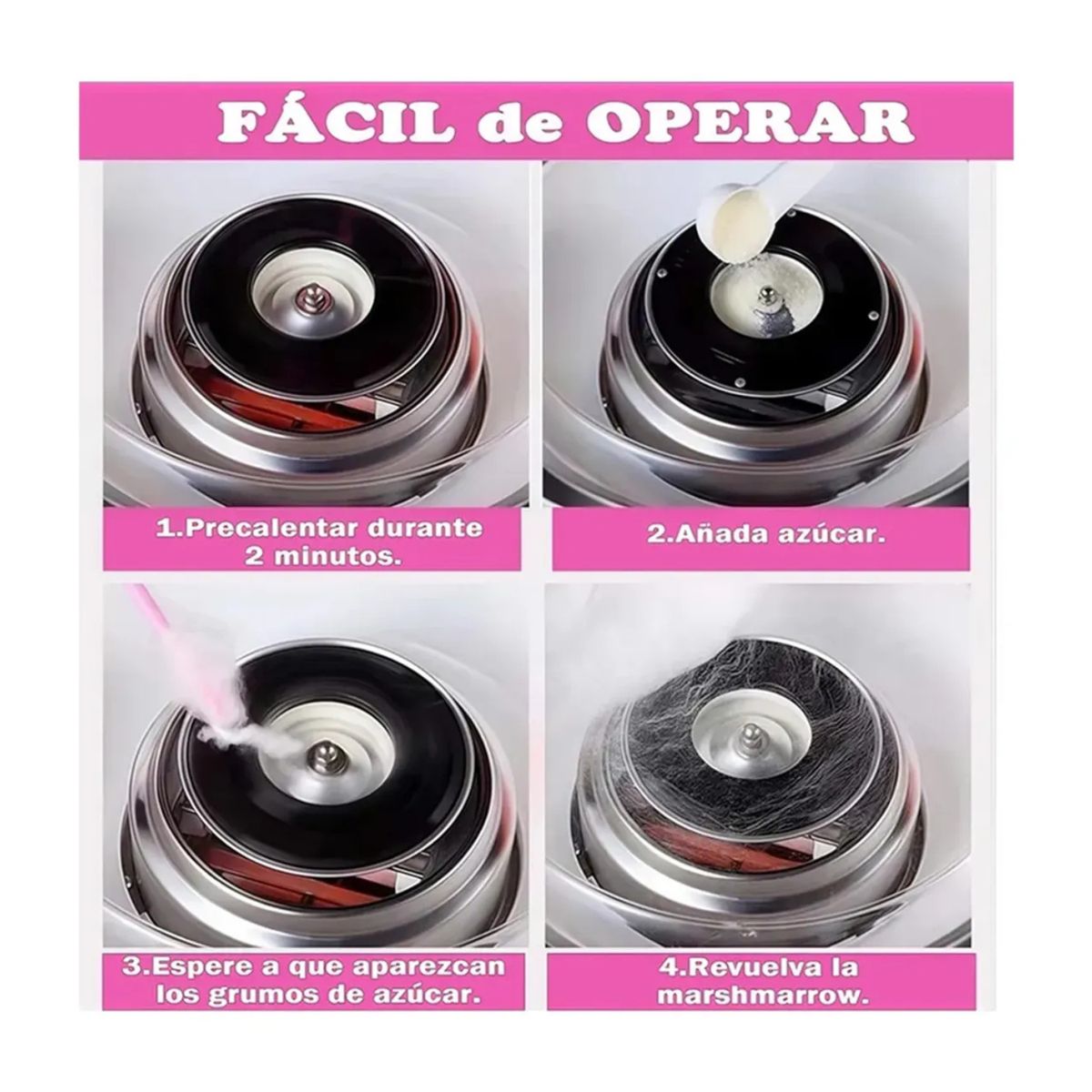 MOVI - MAQUINA PARA HACER ALGODÓN DULCE