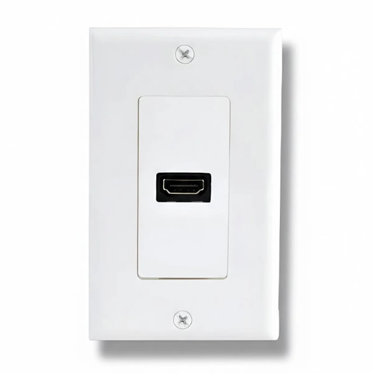 GENERICO - Modulo Conector Hdmi Para Muro Hembra Blanco