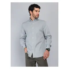 PIERO BUTTI - Camisa Cuadros Tailored Fit Verde