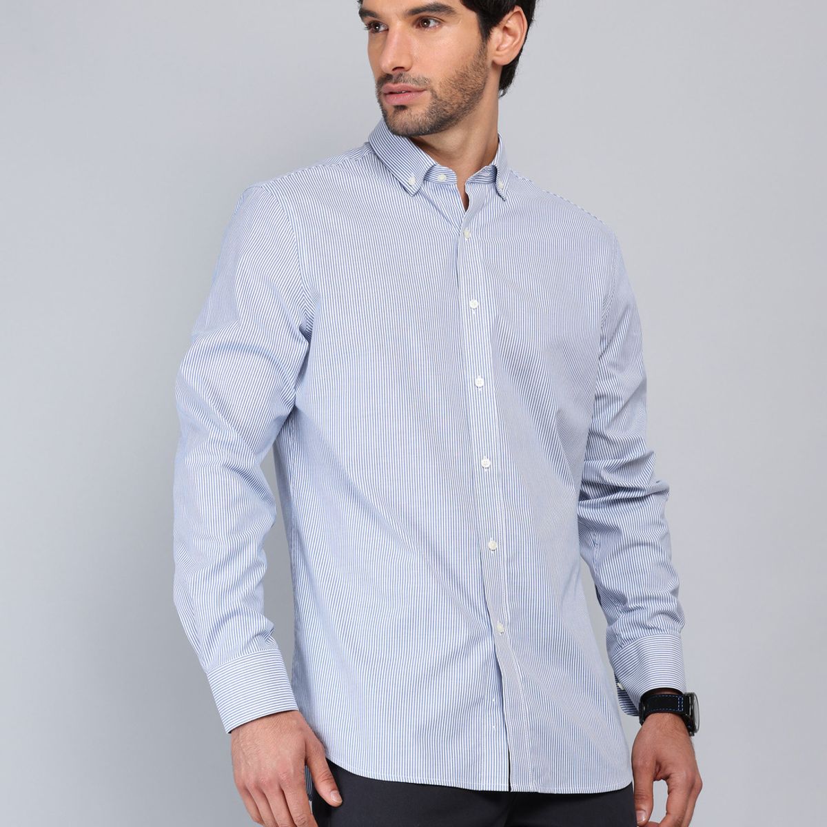 PIERO BUTTI - Camisa Rayas Tailored Fit Azul Piero Butti PIERO BUTTI