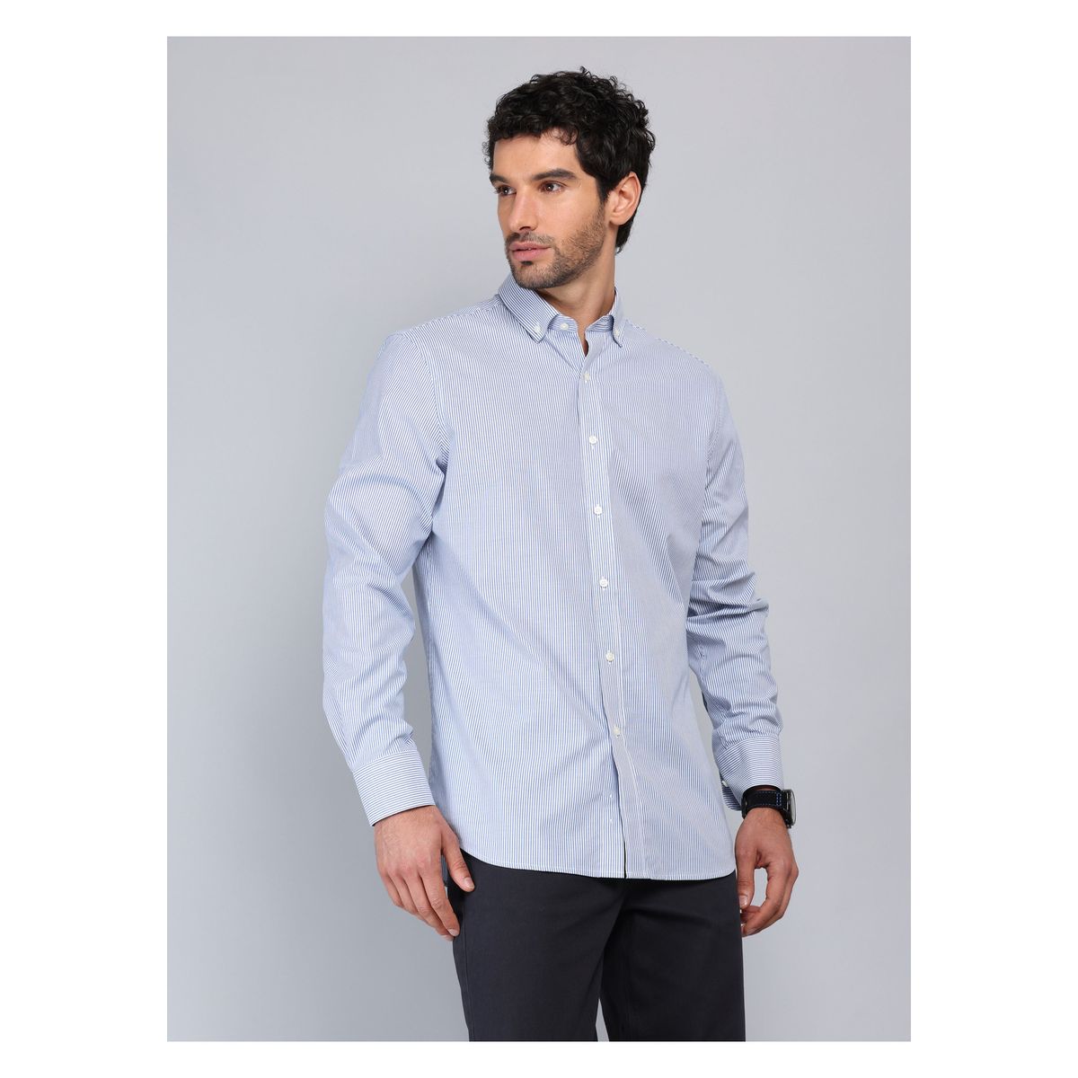 PIERO BUTTI - Camisa Rayas Tailored Fit Azul Piero Butti PIERO BUTTI