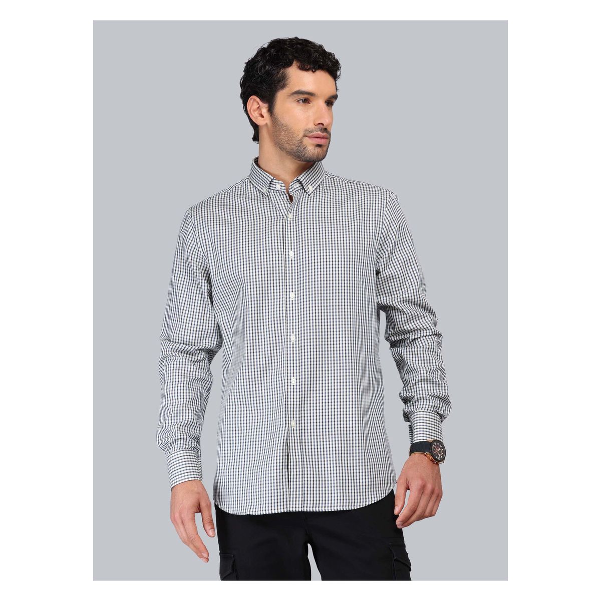 PIERO BUTTI - Camisa Cuadros Tailored Fit Azul Marino Piero Butti PIERO BUTTI