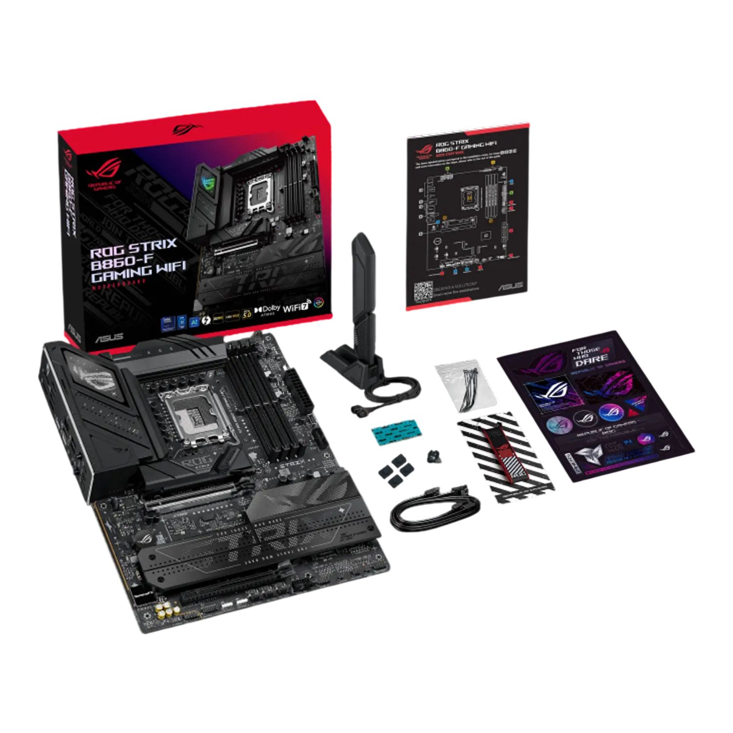 asus ROG STRIX B860-F GAMING WIFI マザーボード ASUS ASUS ROG STRIX B860-F GAMING WIFI, Placa Madre Intel LGA1851