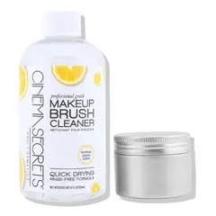 CINEMA SECRETS - Kit Limpiador Brochas De Maquillaje Limon