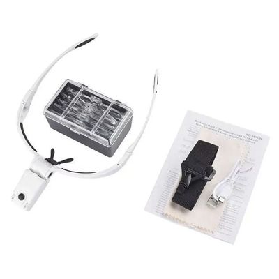 Imagen 2 del producto Lentes Lupa Luz Led,pestañas,microblading,dental, Depilación