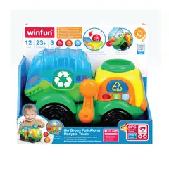 WINFUN - CAMION DE RECICLAJE DE ARRASTRE GO GREEN