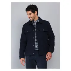 PIERO BUTTI - Chaqueta Abotonada Regular Fit Azul Marino