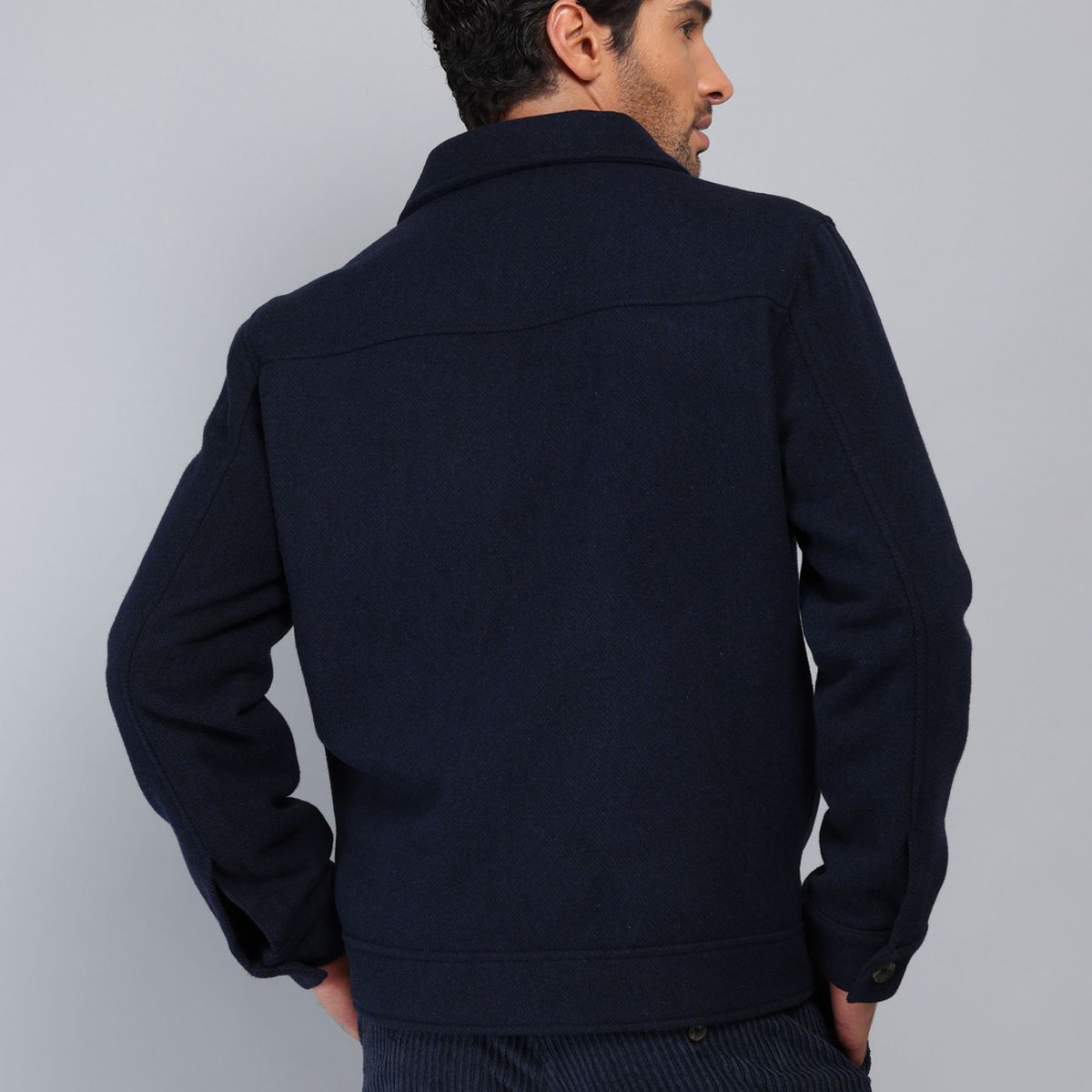 PIERO BUTTI - Chaqueta Abotonada Regular Fit Azul Marino Piero Butti PIERO BUTTI