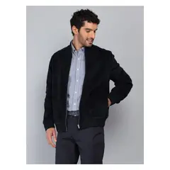PIERO BUTTI - Chaqueta Bomber Cotelé Regular Fit Azul Marino