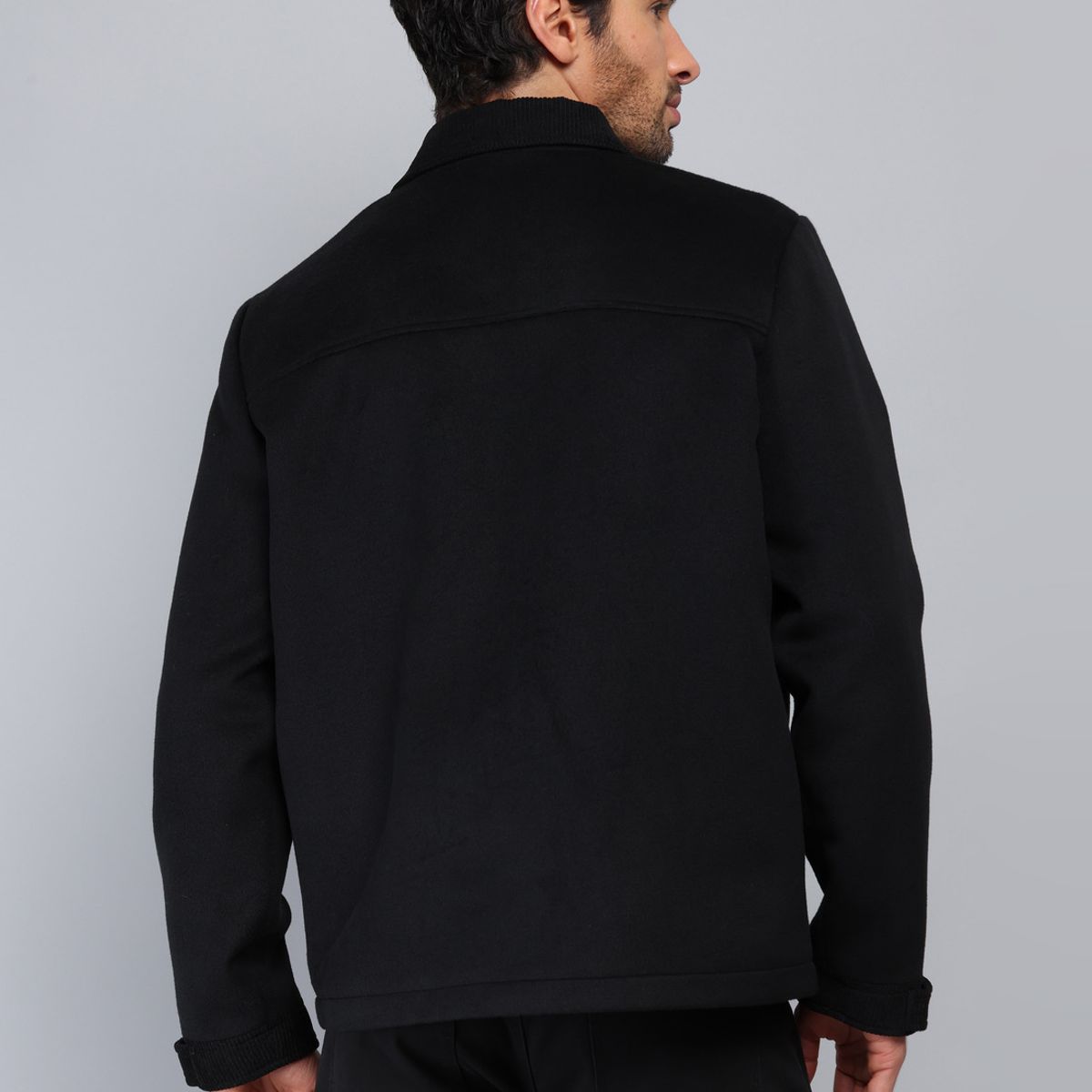 PIERO BUTTI - Chaqueta Recta Regular Fit Negro Piero Butti PIERO BUTTI