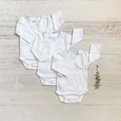 WAWA BABY DESIGN - Pack 3 Bodys Celeste Bebé Algodón Pima