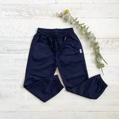 WAWA BABY DESIGN - Pantalón Dril Matias Azul Algodón Pima Bebé